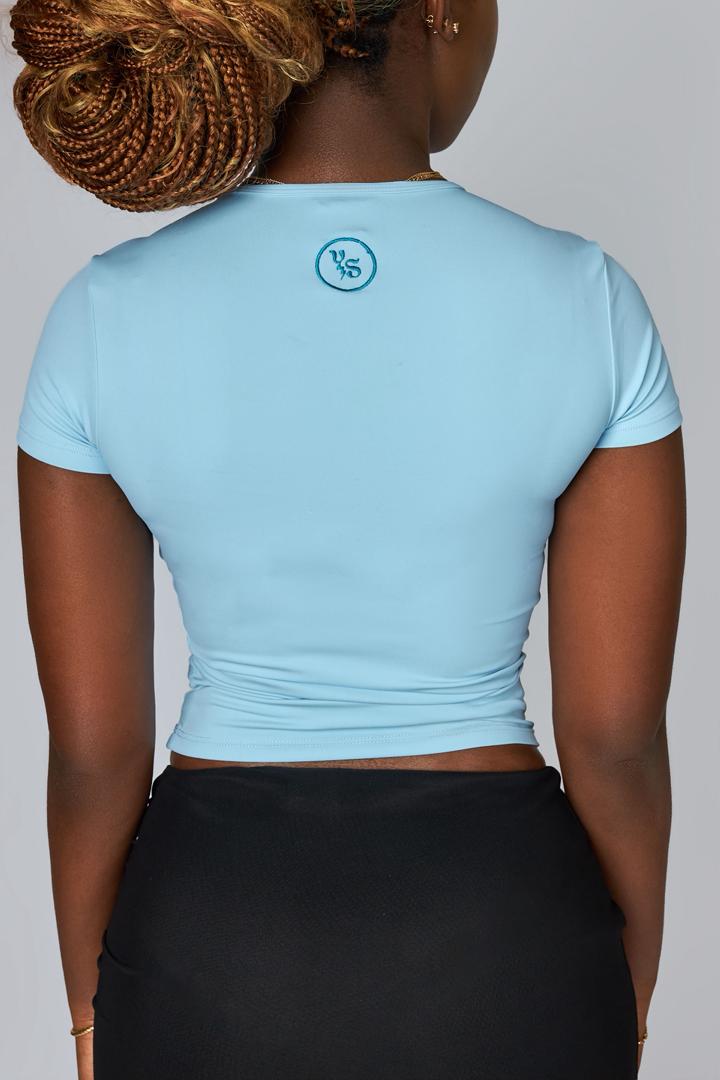 PHOTO-2025-09-26-01-05-22 Sky Blue Shyne Basic Top - Image 2